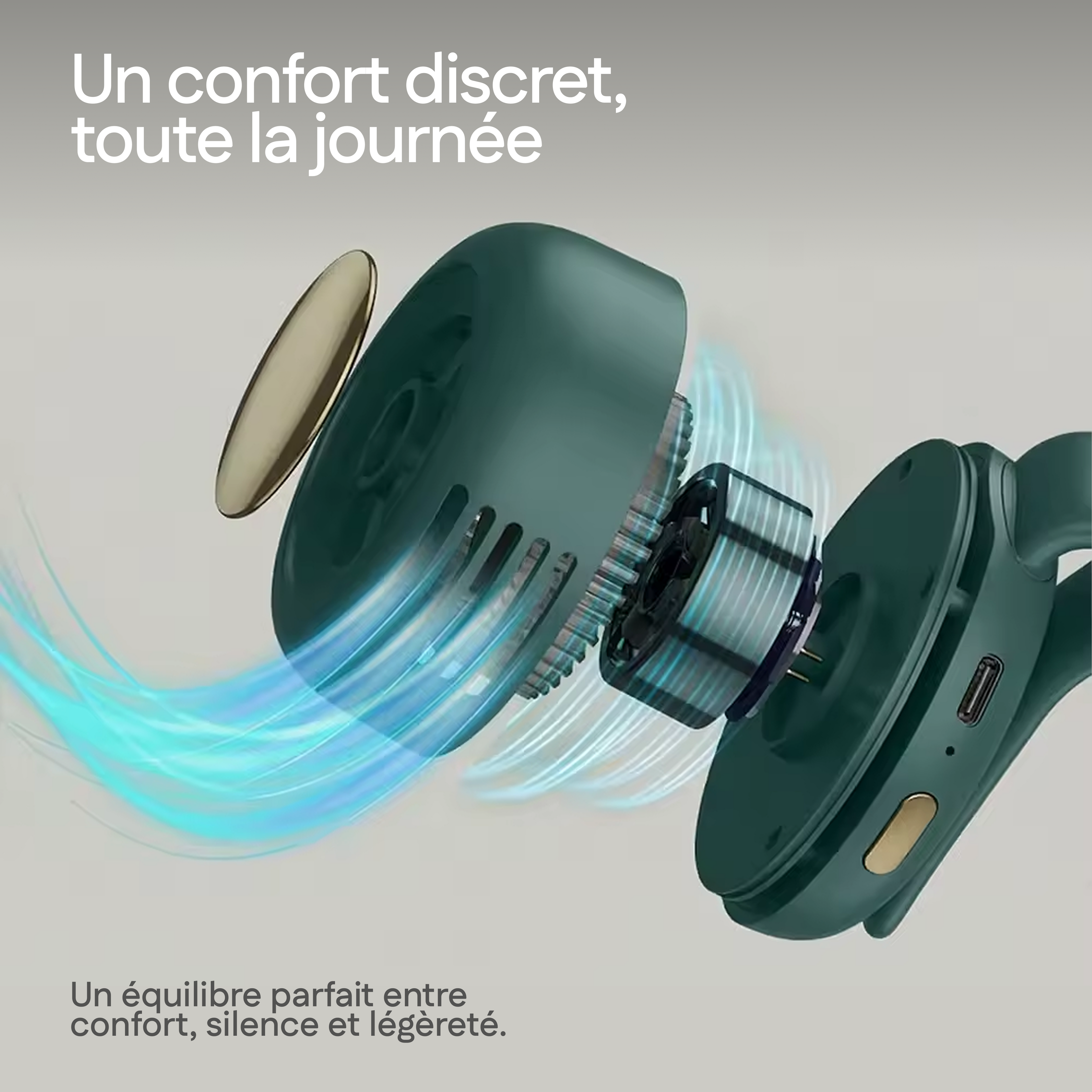 Ventilateur portable Clip-on